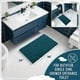 thumbnail image 2 of Alfombra de baño Yimobra, grande, antideslizante, lavable, 90 x 60 cm, diseño de pavo real, 2 of 7