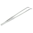 TUIBELYN 10.63" Curved Aquarium Tweezers Stainless Steel for Reptiles