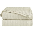 thumbnail image 1 of Unique Bargains Cotton Blanket Decorative Cable Knitted Throw Soft Knit Blanket, 1 of 10