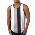 thumbnail image 2 of Color Su Propio Pijamas, el Tiempo Libre de los Hombres Fitness Home Wear Fashion Streak Printing T-Shirt Deportes, 2 of 7