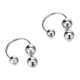 thumbnail image 1 of ER Pendientes de adorno femenino hip-hop cool chic temperamento cuentas redondas diseño significado pendientes brillar Electrónica, 1 of 5