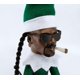 thumbnail image 4 of Muñeca de Elfo Navideño Espía Inclinada Muñeca de Fieltro Negro Muñeca de Resina Rosa, 4 of 4