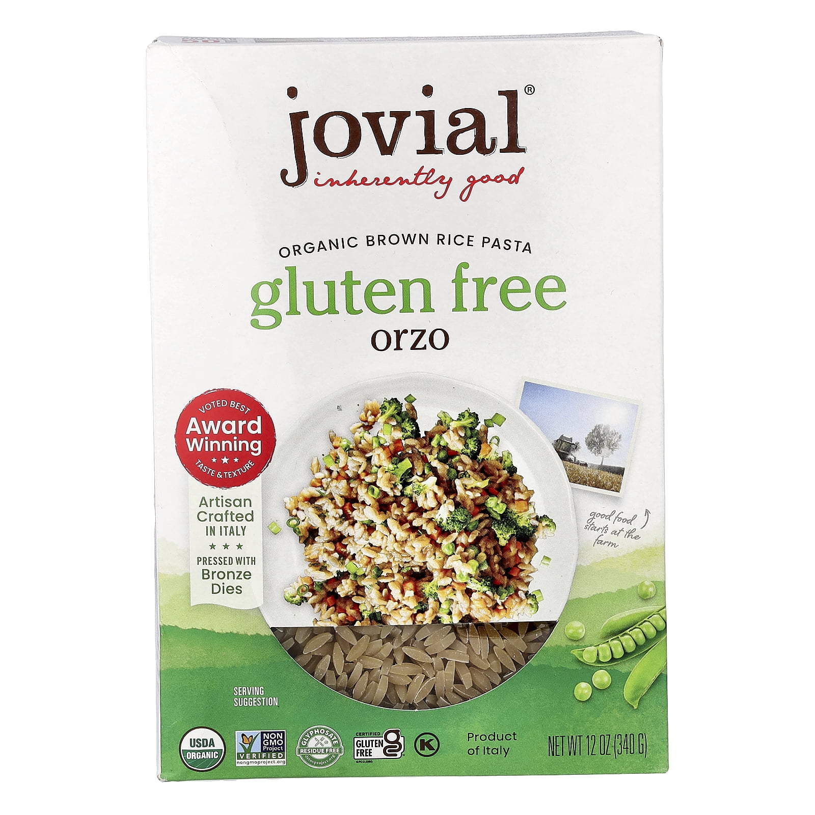 Jovial Gluten Free Orzo 12 oz
