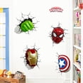 thumbnail image 2 of Fairy Kaari Captain America Wall Decals & Stickers, 2 of 6