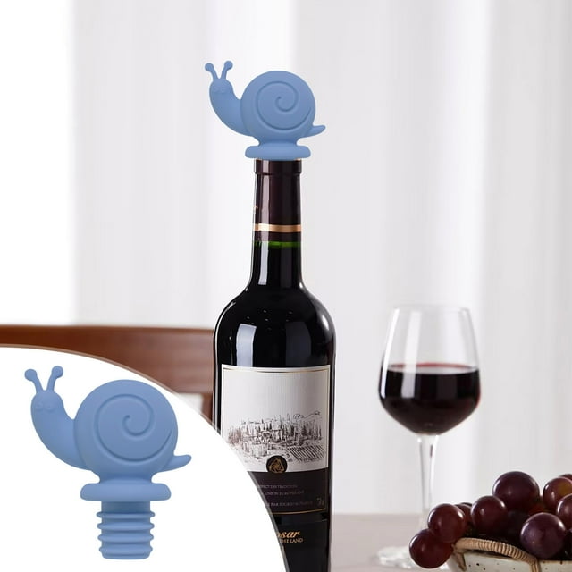 Boovnll Kitchen Gadgets, Little Snail Wine Bottle Stopper Stoppers Reusable Leak Proof Cute Decorative Bottle Stopper, Home and Kitchen, Kitchen, Kitchen Tools