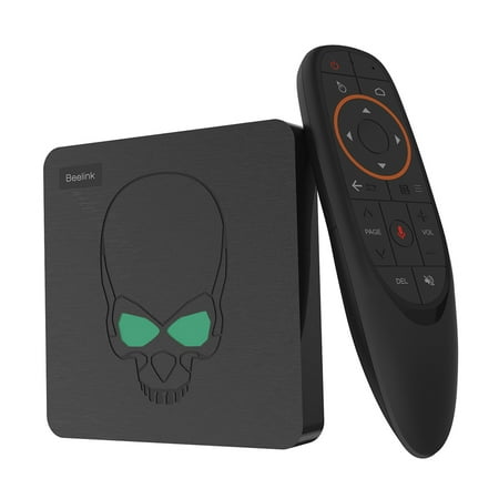 Beelink GT - King Most Power TV Box Amlogic S922X / Android 9.0 / 4GB LPDDR4 + 64GB ROM / Support 2.4G Voice Remote Control / 4K 60fps / 2.4G + 5.8G WiFi / 1000Mbps / 2 x (Best Voice Command For Android)