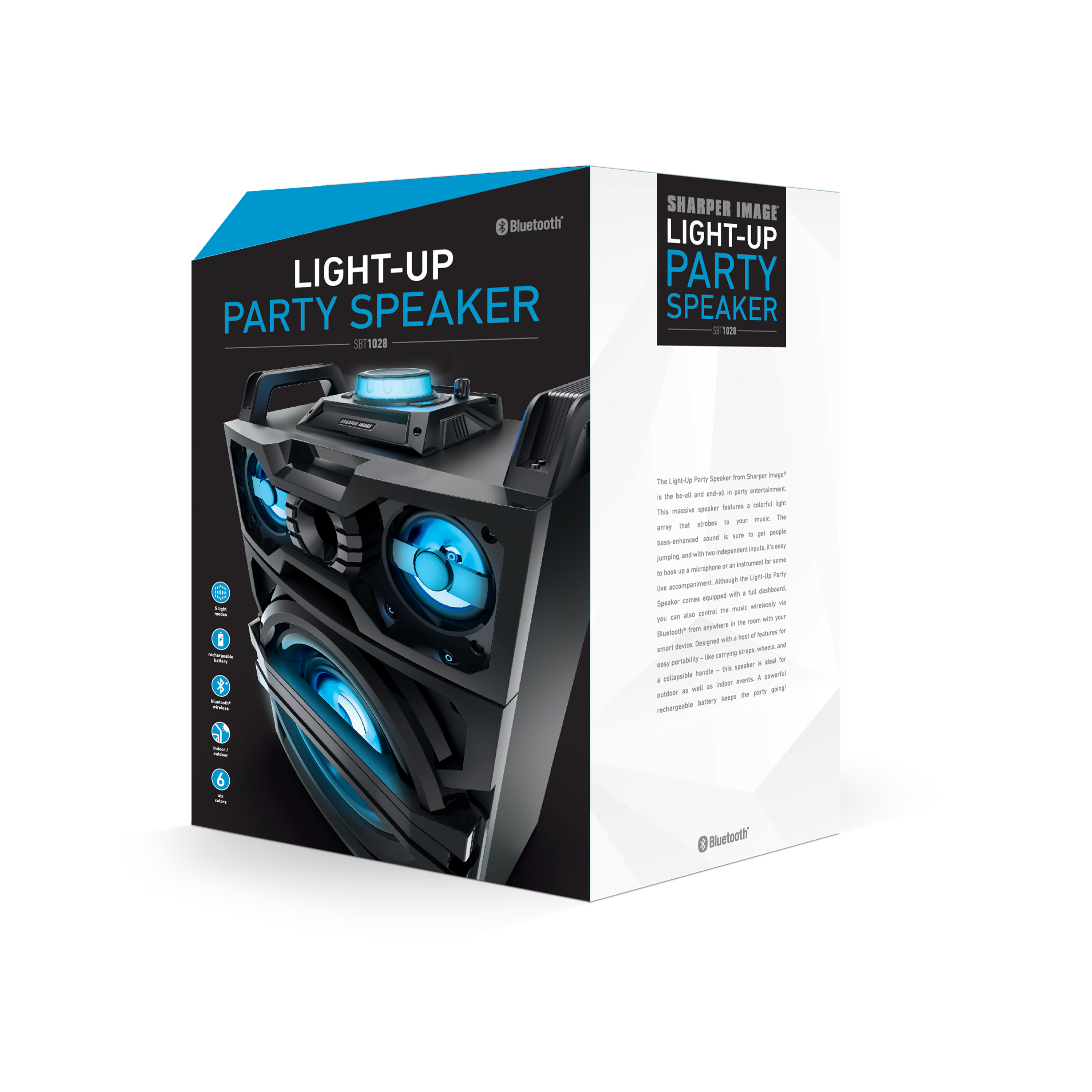 sharper image wireless mega boom box