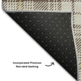 thumbnail image 5 of Addison Rugs Mayfield Premium Machine Washable Transitional Plaid Brown Rectangle Rug, 9' x 12', 5 of 6