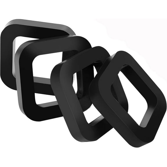 CZC AUTO 2" Rubber Cushion Silencer Pad for Trailer Hitch Receiver Reduce Tow Rattle & Eliminate Noise 4 Pack