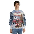 thumbnail image 4 of Santa is Coming Rottweiler Merry Christmas Xmas Noel Truck Tree All Over Print 3D Sweatshirt Unisex Merch Rottie Dog Lover Gifts Idea - 02023, 4 of 6