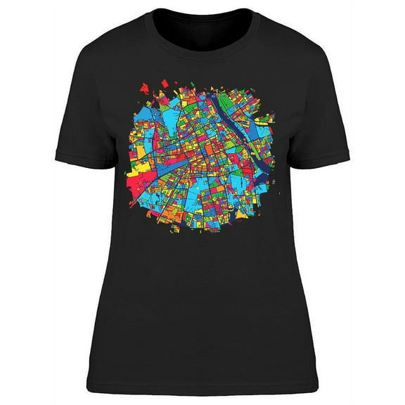 Warsaw Artmap T-Shirt Women -Image by Shutterstock, Female x-Large