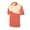 Peach Pink/Butter, variant on Monterey Club Men's Vapor Flash 2.0 Colorblock Golf Polo Shirt #1194