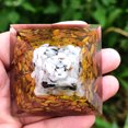 thumbnail image 4 of Sywqhk Pirámide de orgonita de 5 cm, convertidor de energía de orgonita, piedra de cristal, Chakra curativo (A) Sywqhk Para estrenar, 4 of 8