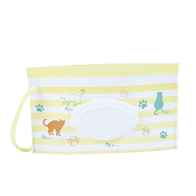 Fymall Fymall 1PC Reusable Refillable Portable Baby Wipes Container