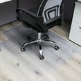 thumbnail image 2 of Mind Reader Office Chair Mat for Hardwood Floors, PVC, 47"L x 35.25"W x 0.125"H, Clear, 2 of 8