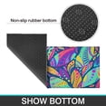 thumbnail image 6 of Blue Pioneer Flower and Leaf Pattern Kitchen Rugs Sets Of 2,Anti Fatigue Kitchen Mat Rugs Non Slip Washable,Decorative Kitchen Floor Mats for Kitchen,Sink,Laundry,17"x30"+17"x47", 6 of 7