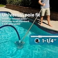 thumbnail image 6 of XtremepowerUS Weighted Triangle Pool Vacuum Head with Side Brushes, Fits 1.25" & 1.5" Hoses and 1.25" Pool Poles, 6 of 13