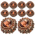 thumbnail image 2 of KAKOWELY sewing buttons 10pcs Clothes Sewing Button Rhinestone Sewing Fastener Clothing Button Small Button0.67"X0.67"X0.39", 2 of 4