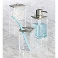 thumbnail image 5 of Interdesign 1015846 Clarity Brushed Clear Plastic Soap Pump, 5 of 5