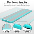 thumbnail image 6 of WARMOUNTS Inflatable Gymnastics Mat, 16 ft Air Tumbling Mat, Air Training Mats w/ Electric Pump, 4'' Thick Tumble Track for Home, Gym, Cheerleading, Water, Outdoor, 6 of 9