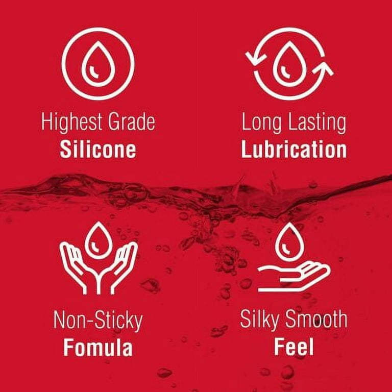 Swiss Navy Premium Silicone Personal Anal Lubricant, Long Lasting, 4oz