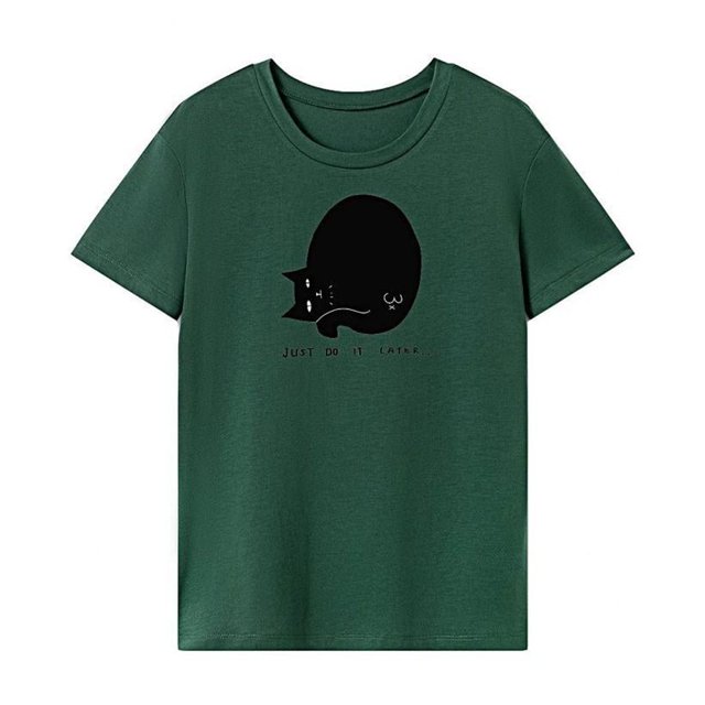 Camiseta de mujer Camiseta básica Ropa de recuerdo Camisa de cuello redondo para uso diario Mujer L