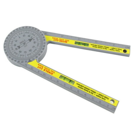 

Miter Saw Protractor-7 Inch Protractor Angle Finder 360degrees Angle Measuring Tool for Woodworking Metalworking and All Building Trades