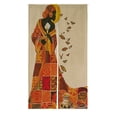 thumbnail image 1 of ABPHQTO Cortina de entrada de mujer africana, cortinas japonesas Noren, cortina de puerta, cortina de entrada, tamaño 85x150cm ABPHQTO Noren-A264-85x150, 1 of 1