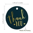 thumbnail image 6 of Inkdotpot Pack Of 100 Real Gold Foil Paper Tags Thank You Bridal Shower-Baby Shower-Retirement-Wedding-Birthday Favor Hang Tags, 6 of 7