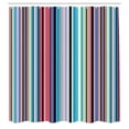 thumbnail image 3 of Ambesonne Abstract Shower Curtain, Stripes Pattern Funky Art, 69"Wx70"L, Sky Blue, 3 of 3