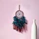 thumbnail image 4 of Colgante de atrapasueños azul oscuro Retro, atrapasueños de plumas, carillón de viento, decoración del hogar oso de fresa Electrónica, 4 of 5