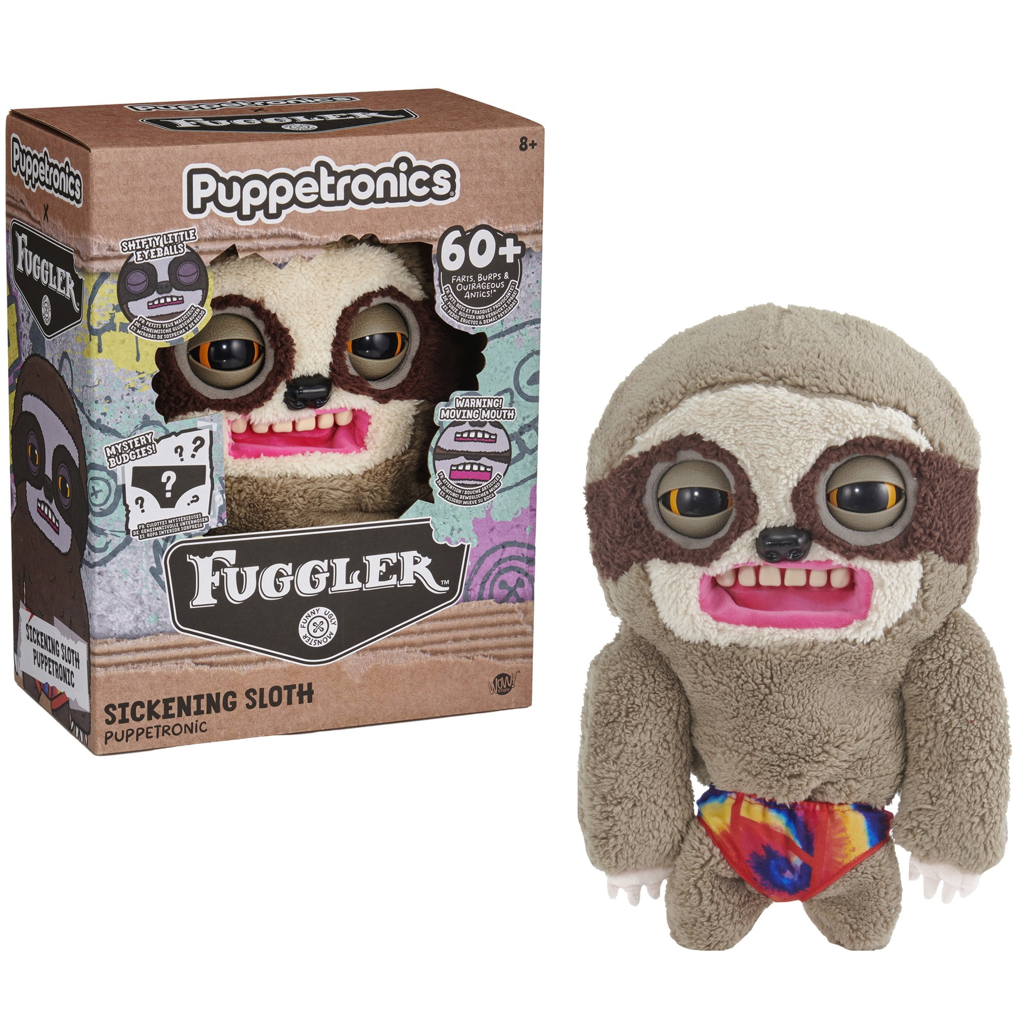 Fuggler Laboratory Misfits Squidge Plush 9 inch purple plush