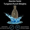 thumbnail image 4 of Reaction Tackle Tungsten Punch Weights green pumpkin 3/4 oz, 4 of 4