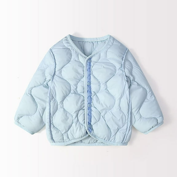 Girls Down Jacket for Children - 2024 New Korean Style Lightweight Eiderdown Coat for Kids - Winter Outerwear for Boys and Girls