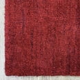 thumbnail image 4 of Glitzy Rugs UBSLSM111L0026G46 2 ft. 8 in. x 8 ft. Hand Knotted Gabbeh Solid Silk Mix Runner Area Rug, Red, 4 of 6