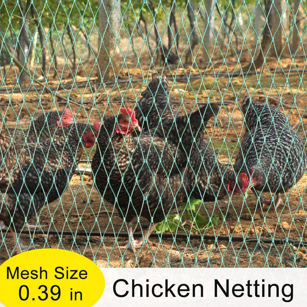 V Protek Poultry Fence EZBarrier Knotted Garden Netting Bird Netting
