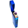 thumbnail image 3 of USB Plasma Lighter Flameless Electric Double ARC Dual Pulse Torch Rechargeable Lithium Power Battery (Blaze - Business Blue), 3 of 6