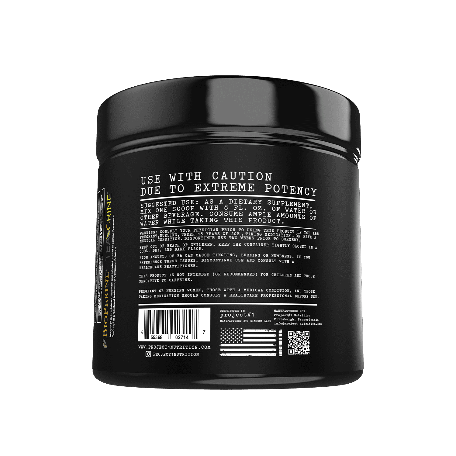 Project #1 Quantum - X: Orange Mango Pre-Workout, 30 Servings, Creatine - Dietary Supplement