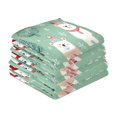 thumbnail image 4 of Kitchen Towel 28x18 Inches x1，Plate Towel, Decorative Towel, Napkin, Tea Towel Tea Towels For Kitchen Dish Cloths & Dish Towels White Christmas Bear Pattern, 4 of 7