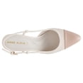 thumbnail image 6 of Anne Klein Brooklyn Pointed Toe Block Heel Slingback Heels for Women with Buckle Closure Cushioned Insole Closed Toe Dress Pumps, 6 of 7