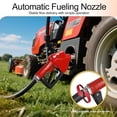 thumbnail image 6 of Diesel Gasoline Fuel Transfer Caddy Tank with 12V DC Self-Priming Fuel Transfer Pump for Cars, Motorcycles, Boats, Lawn Mowers, Snowblowers, Manual Fueling Nozzle, 12GPM Flow Rate, 40 Gallon, 6 of 8
