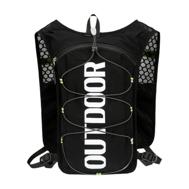 Almencla Backpack Pack Sport Bag Vest for Biking Climbing Jogging black
