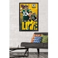 thumbnail image 2 of NFL Green Bay Packers - Jordan Love 24 Wall Poster, 22.375" x 34" Framed, 2 of 5
