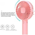 thumbnail image 5 of Ventilador portátil de mano recargable por USB - rosa, 5 of 5