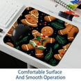 thumbnail image 6 of Gingerbread Man Square Desk Mat, 8.3x9.8 Inch, Non-Slip Rubber Bottom, Printed, Suitable for Office and Gaming - Gaming Mousepad and Mouse Pad, 6 of 6