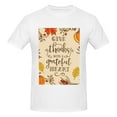 thumbnail image 4 of Bingfone Thanksgiving With A Grateful Heart Men'S Loose Fit Short-Sleeve Pocket T-Shirt, 4 of 7