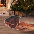 thumbnail image 5 of Rateoe Astronaut On Mars A Pattern Christmas Tree Skirt with Ties, Christmas Tree Decorations, Farmhouse Christmas Decor Xmas Holiday Decorations-48", 5 of 6