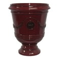 thumbnail image 1 of Southern Patio Porter 15 "de Diamètre en Résine Jardinière Extérieure, Oxblood Rouge, 1 of 2