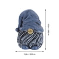 thumbnail image 5 of ELAYARD Holiday Seasons Gnome Figurine Resin Blue 1Pcs, 5 of 8