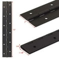 thumbnail image 2 of Ranger Boat Piano Hinge 6300036B | 12 x 2 Inch 16 Gauge Black Anodized, 2 of 2